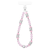 Pink Barbed Wire Phone Charm