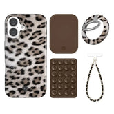 Arctic Leopard iPhone Bundle Set - Grip