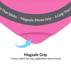 Orchid Pink Heart MagSafe MightyGrip