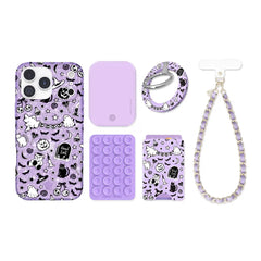 Witchy Lilac Glitter iPhone Bundle Set