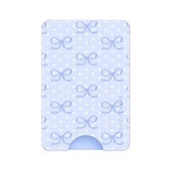 Lovely Blue Bows MagSafe Wallet