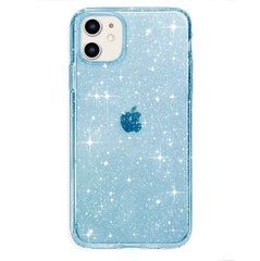 Blue Stardust Glitter iPhone Case