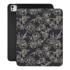 Floral Rose Gold Chrome iPad Case