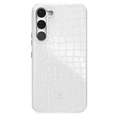 White Croc Samsung Case
