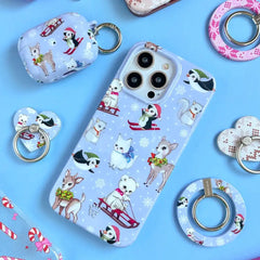 Winter Wonderland Baby Animals Phone Ring