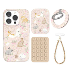 Bunnies & Bows iPhone Bundle Set - Grip