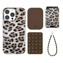 Arctic Leopard iPhone Bundle Set - Wallet