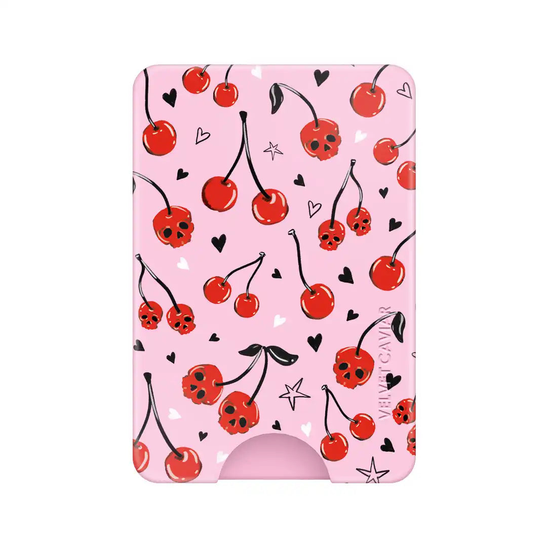 Sour Cherry Skulls MagSafe Wallet