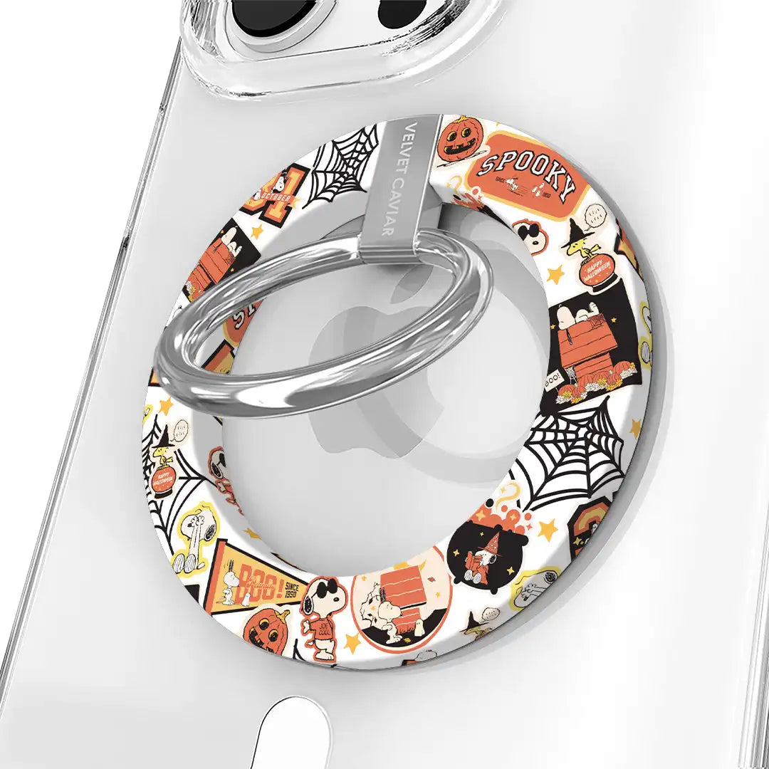 Snoopy Halloween Varsity MagSafe Grip Ring