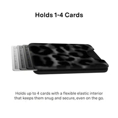 It Girl Black Leopard MagSafe Wallet
