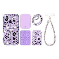 Witchy Lilac Glitter iPhone Bundle Set