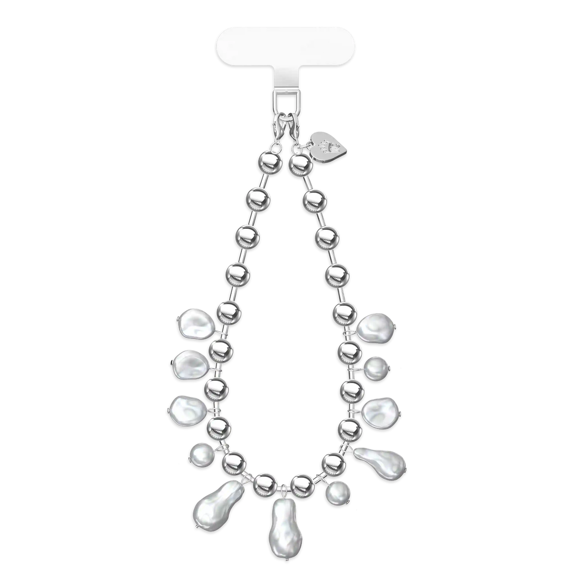 Pearl Drip Chain Phone Charm