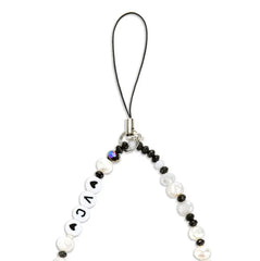 Black & White Phone Charm