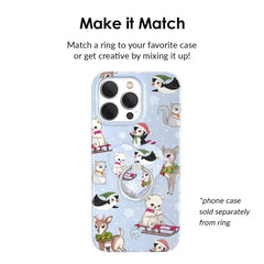Winter Wonderland Baby Animals Phone Ring