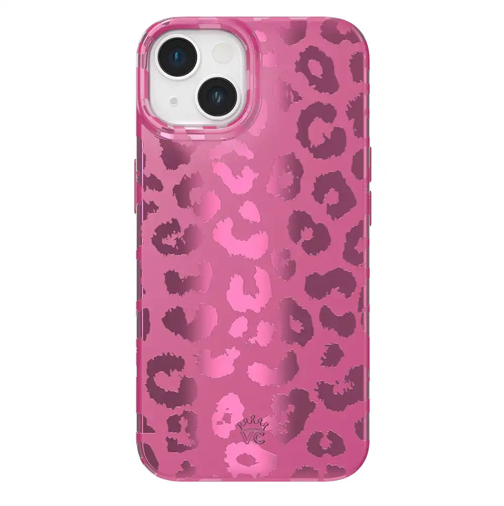Pink Ruby Leopard iPhone Case