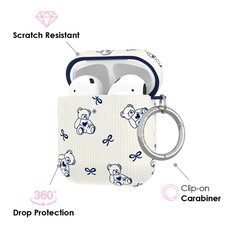 Preppy Teddy AirPod Case